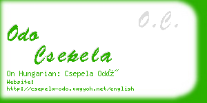 odo csepela business card